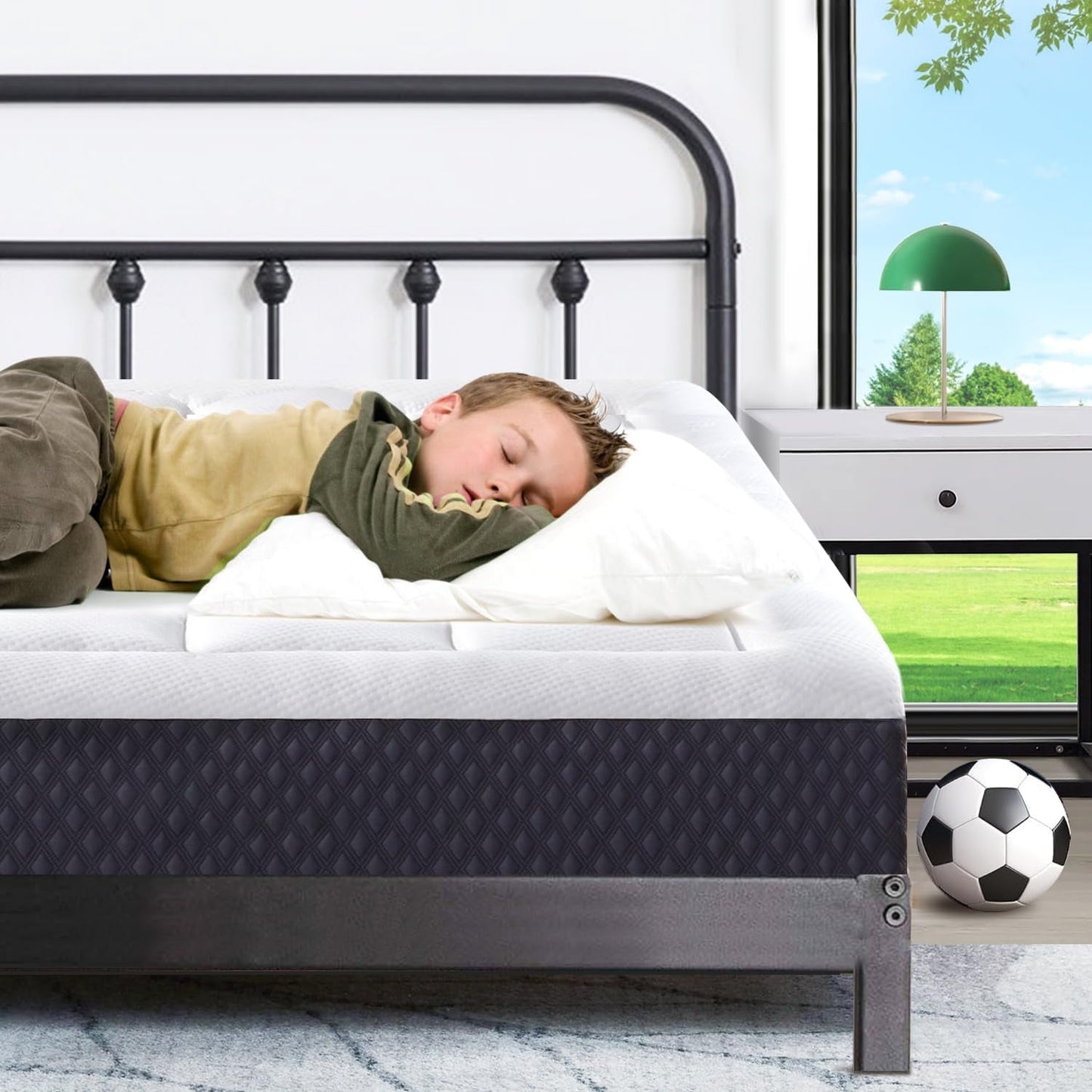 Twin Gel Memory Foam Mattress for Exceptional Comfort Support