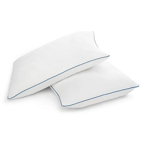 Set of 2 Queen size Memory Foam Pillow with Removable Machine Washable