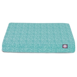 Majestic Pet Teal Navajo Large Orthopedic Memory Foam Rect